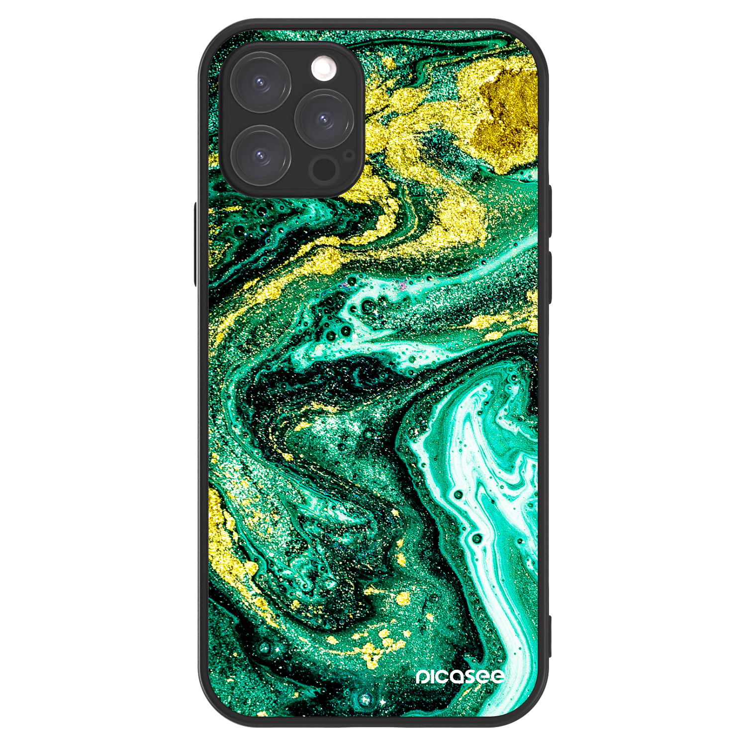 Picasee ULTIMATE CASE za Apple iPhone 12 Pro - Green Gold