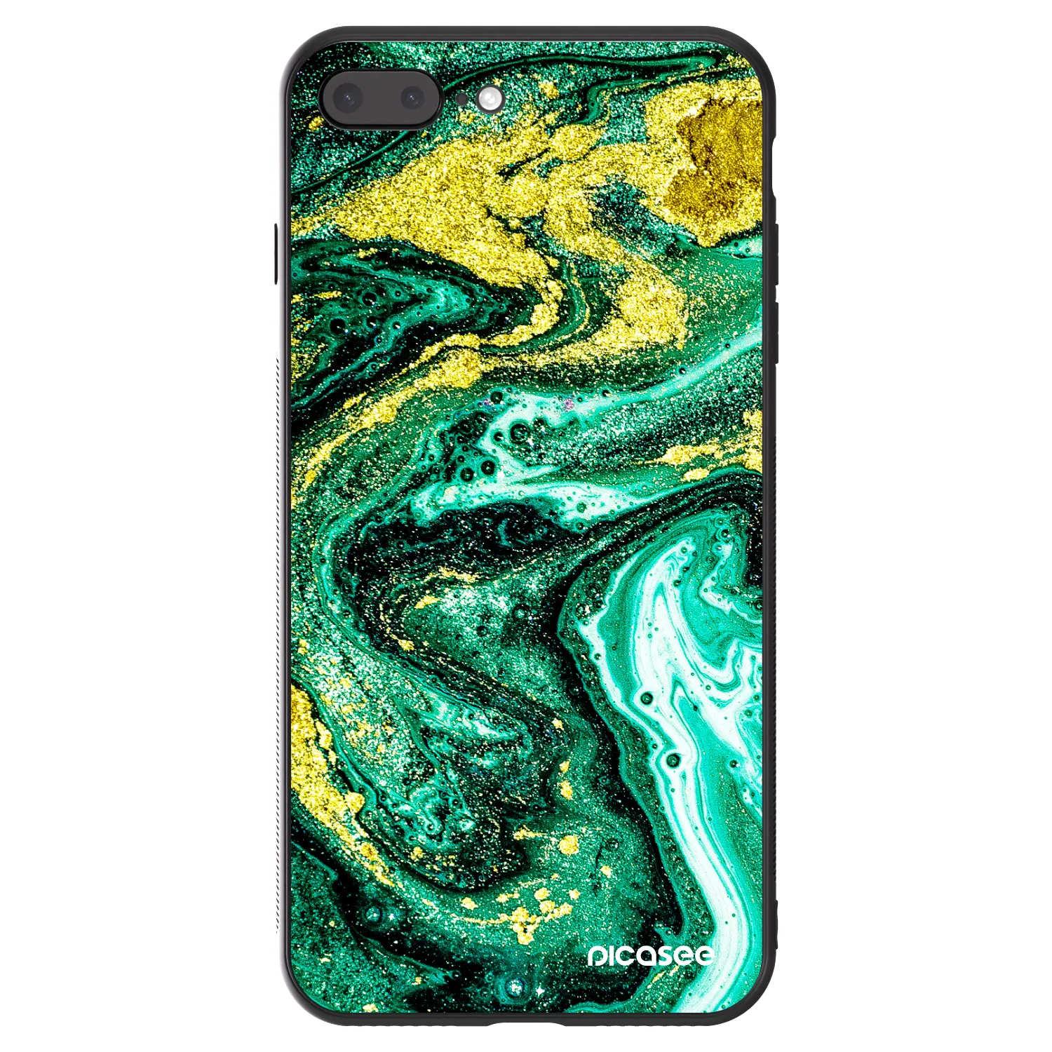 Picasee ULTIMATE CASE za Apple iPhone 7 Plus - Green Gold