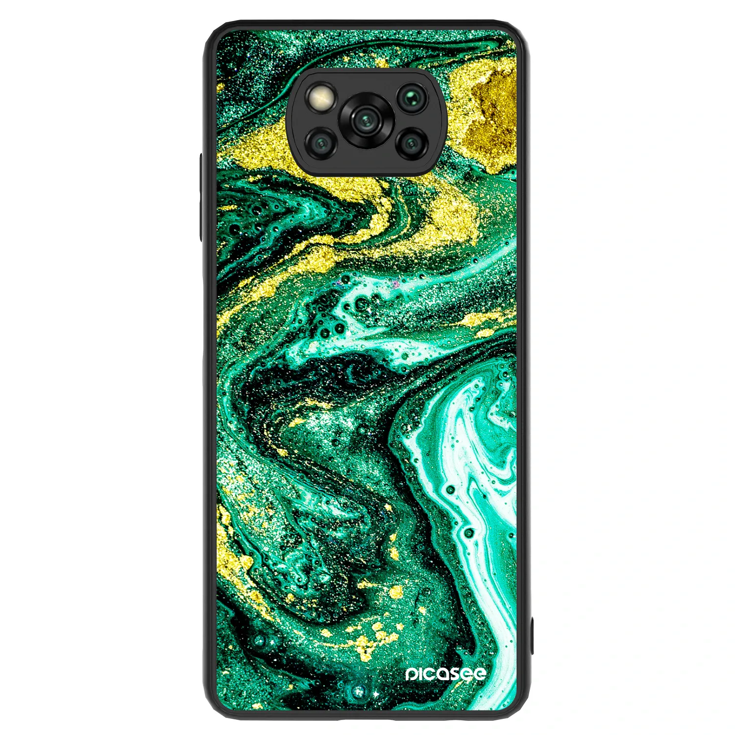Picasee ULTIMATE CASE za Xiaomi Poco X3 - Green Gold
