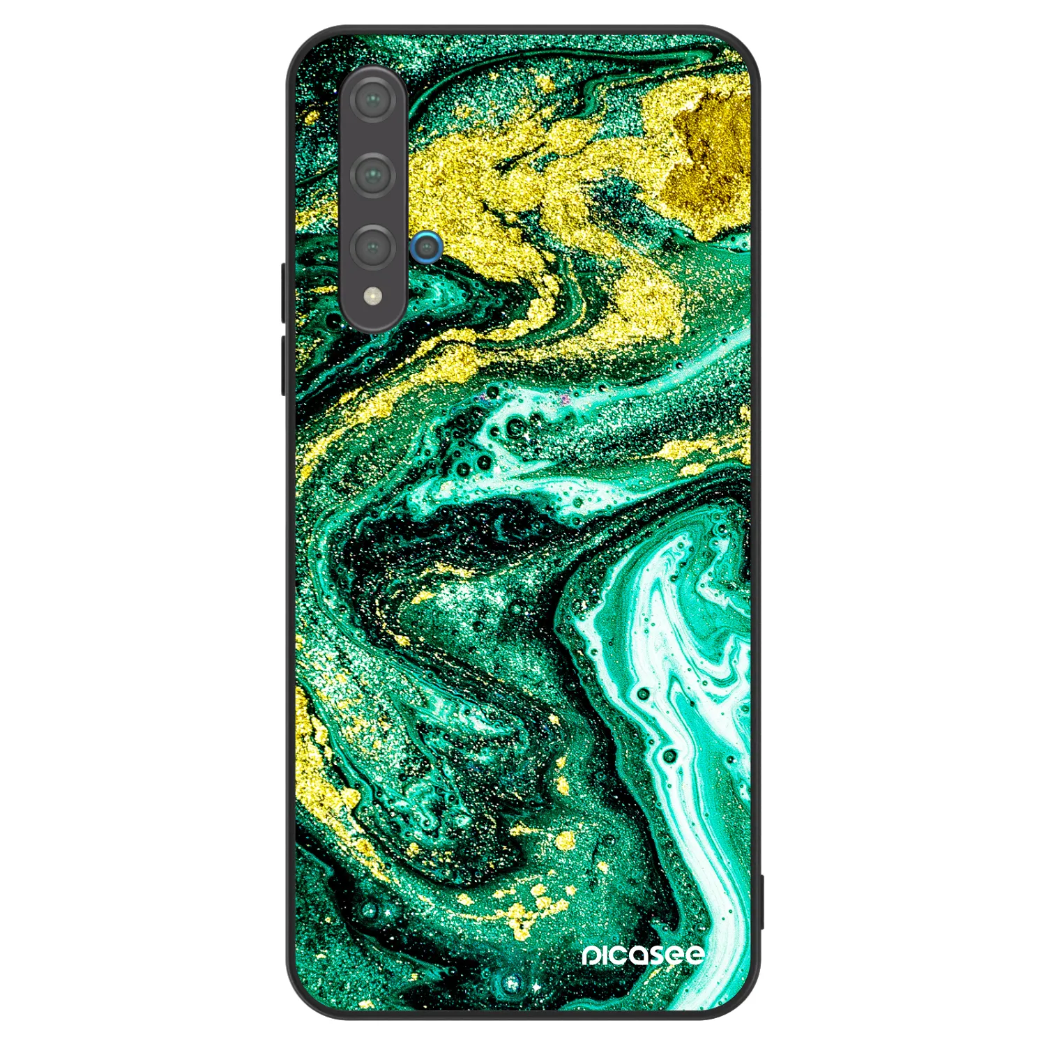 Picasee ULTIMATE CASE za Huawei Nova 5T - Green Gold