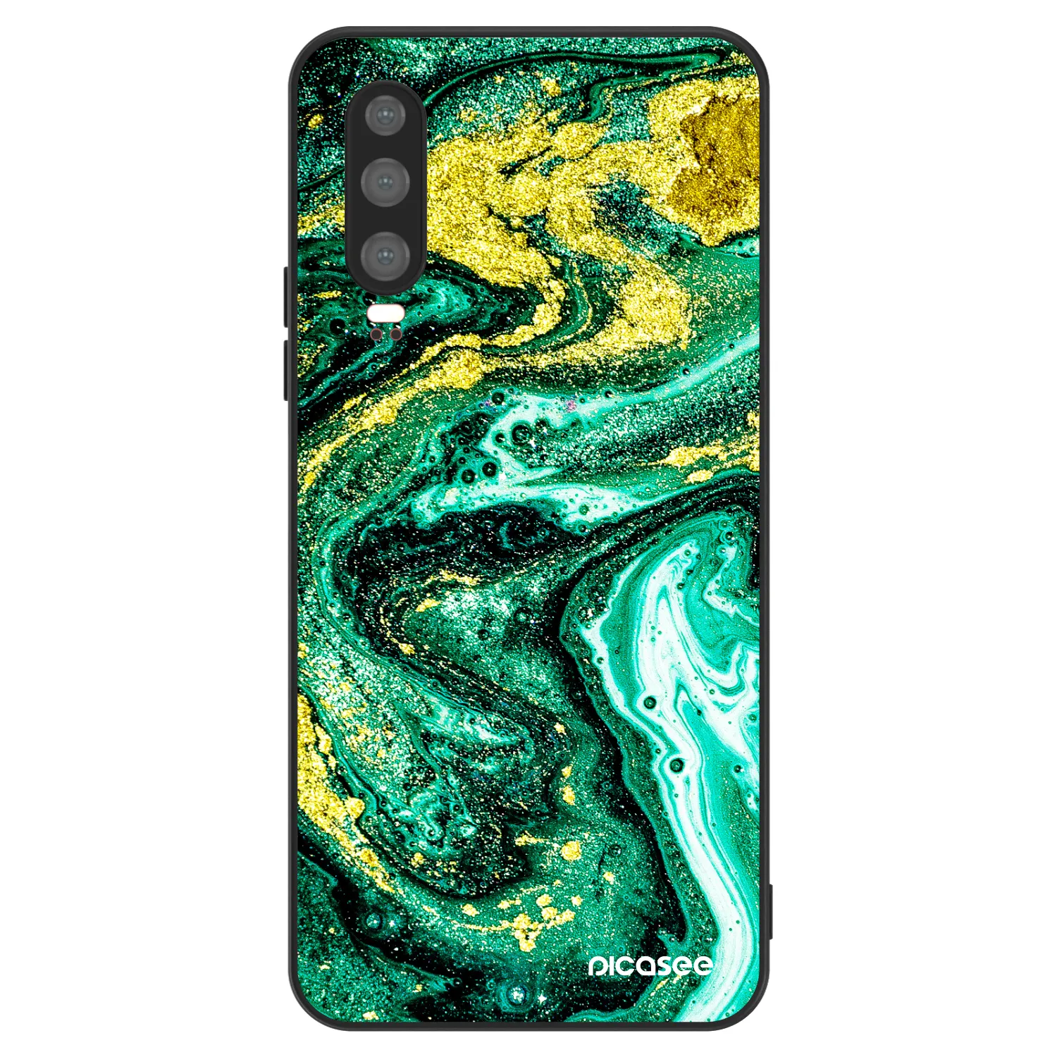 Picasee ULTIMATE CASE za Huawei P30 - Green Gold