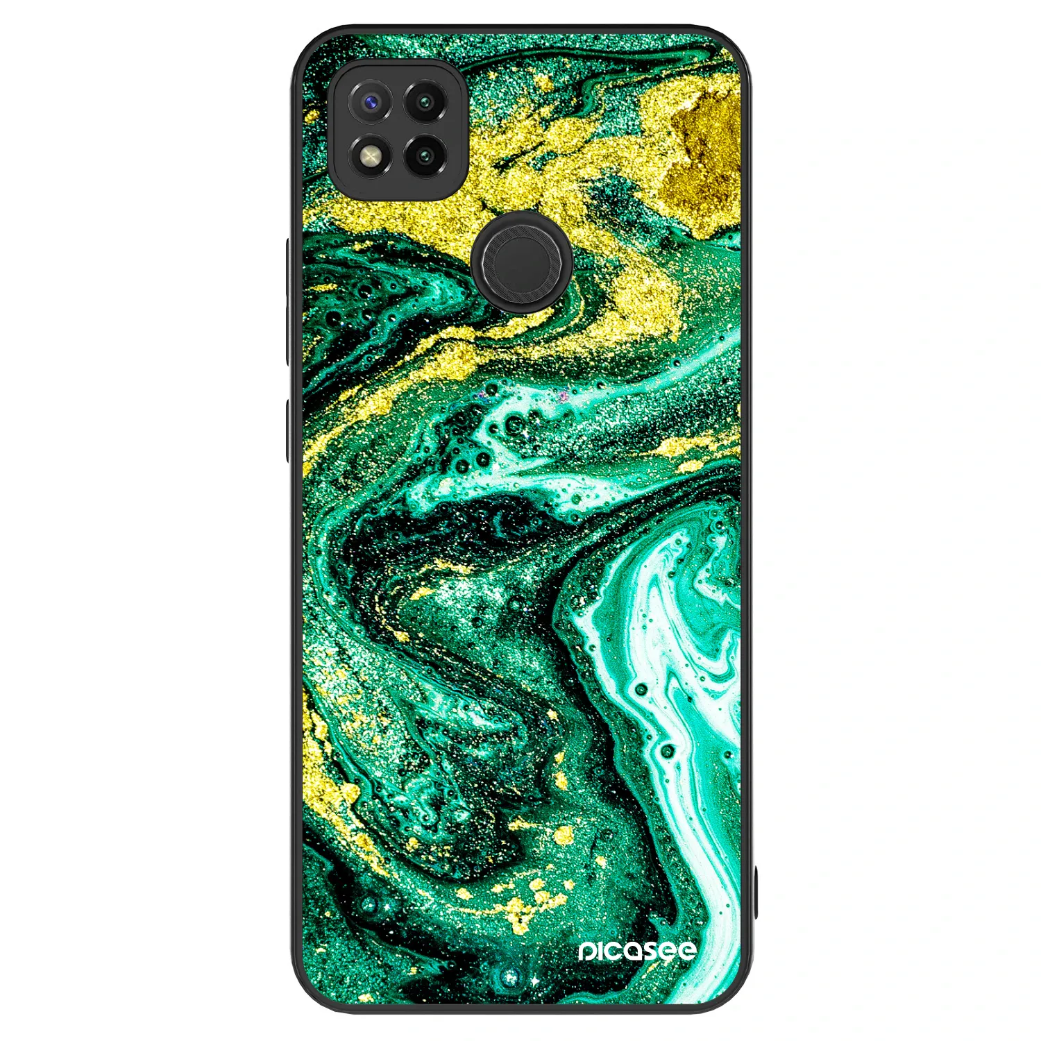 Picasee ULTIMATE CASE za Xiaomi Redmi 9C - Green Gold