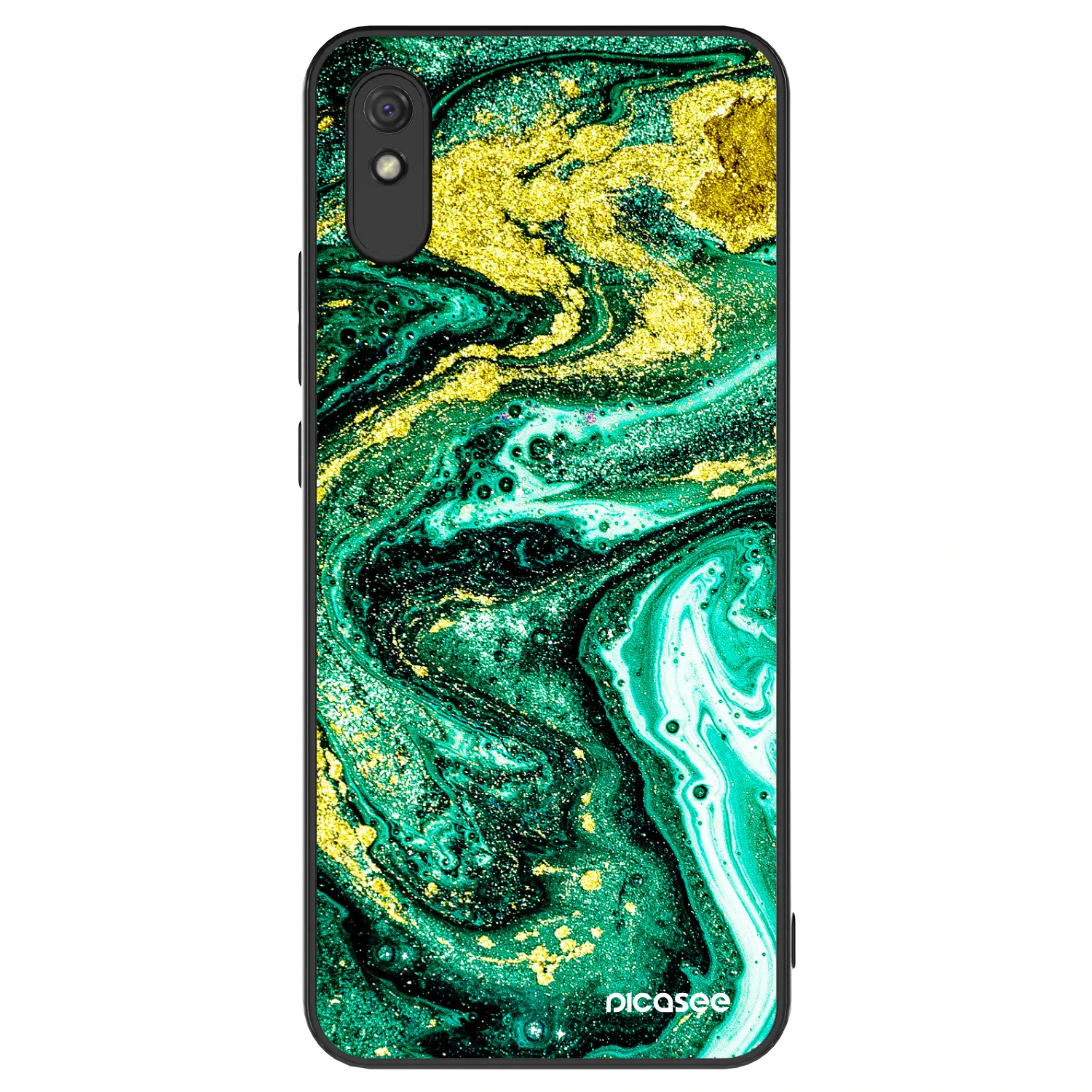 Picasee ULTIMATE CASE za Xiaomi Redmi 9AT - Green Gold