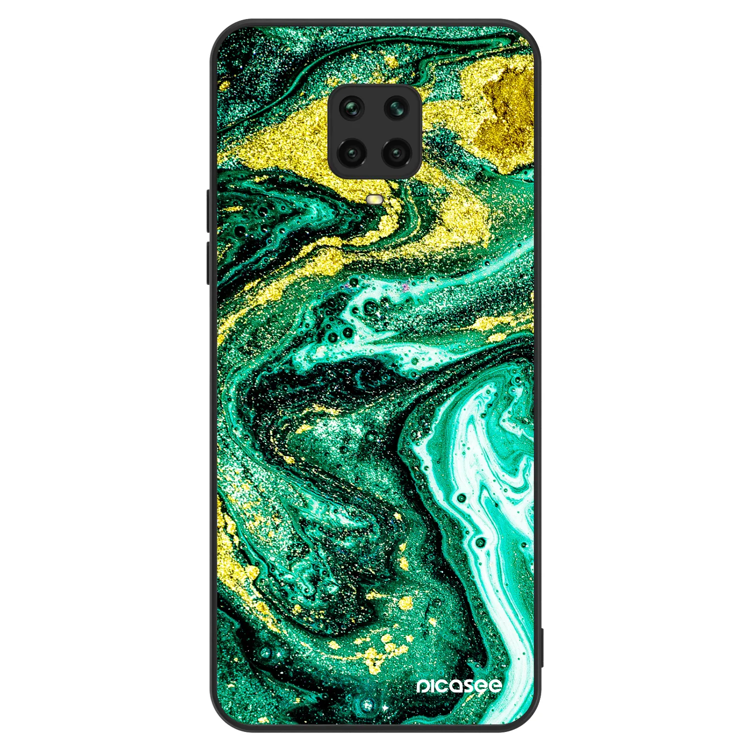 Picasee ULTIMATE CASE za Xiaomi Redmi Note 9S - Green Gold