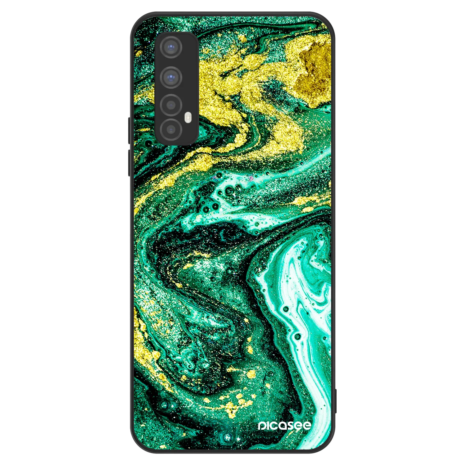 Picasee ULTIMATE CASE za Realme 7 - Green Gold