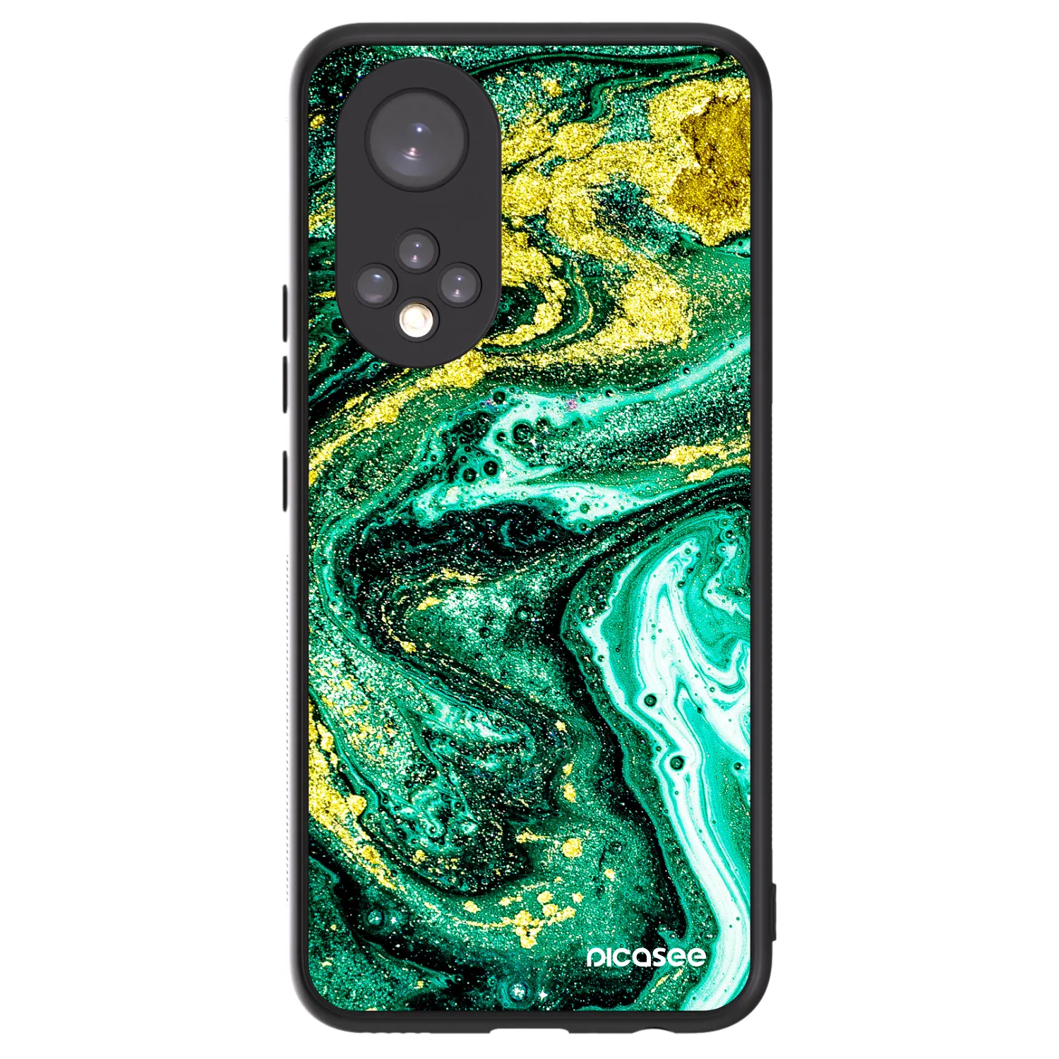 Picasee ULTIMATE CASE za Honor 50 5G - Green Gold