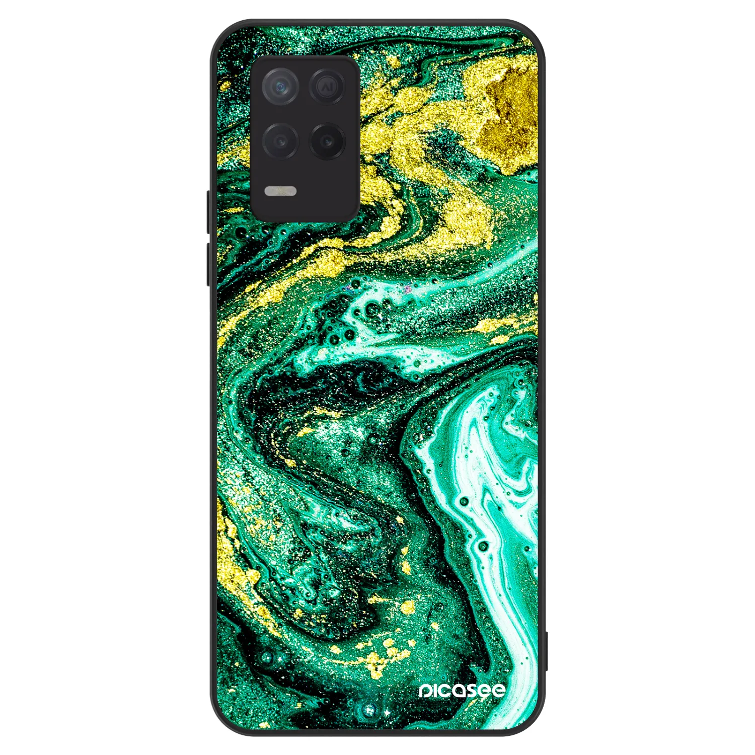 Picasee ULTIMATE CASE za Realme 8 5G - Green Gold