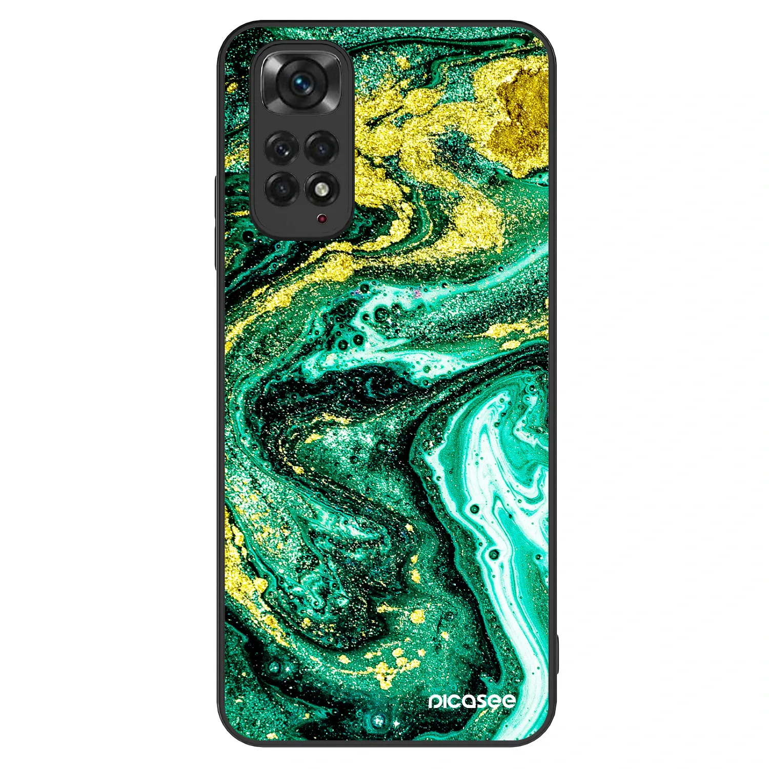 Picasee ULTIMATE CASE za Xiaomi Redmi Note 11 - Green Gold