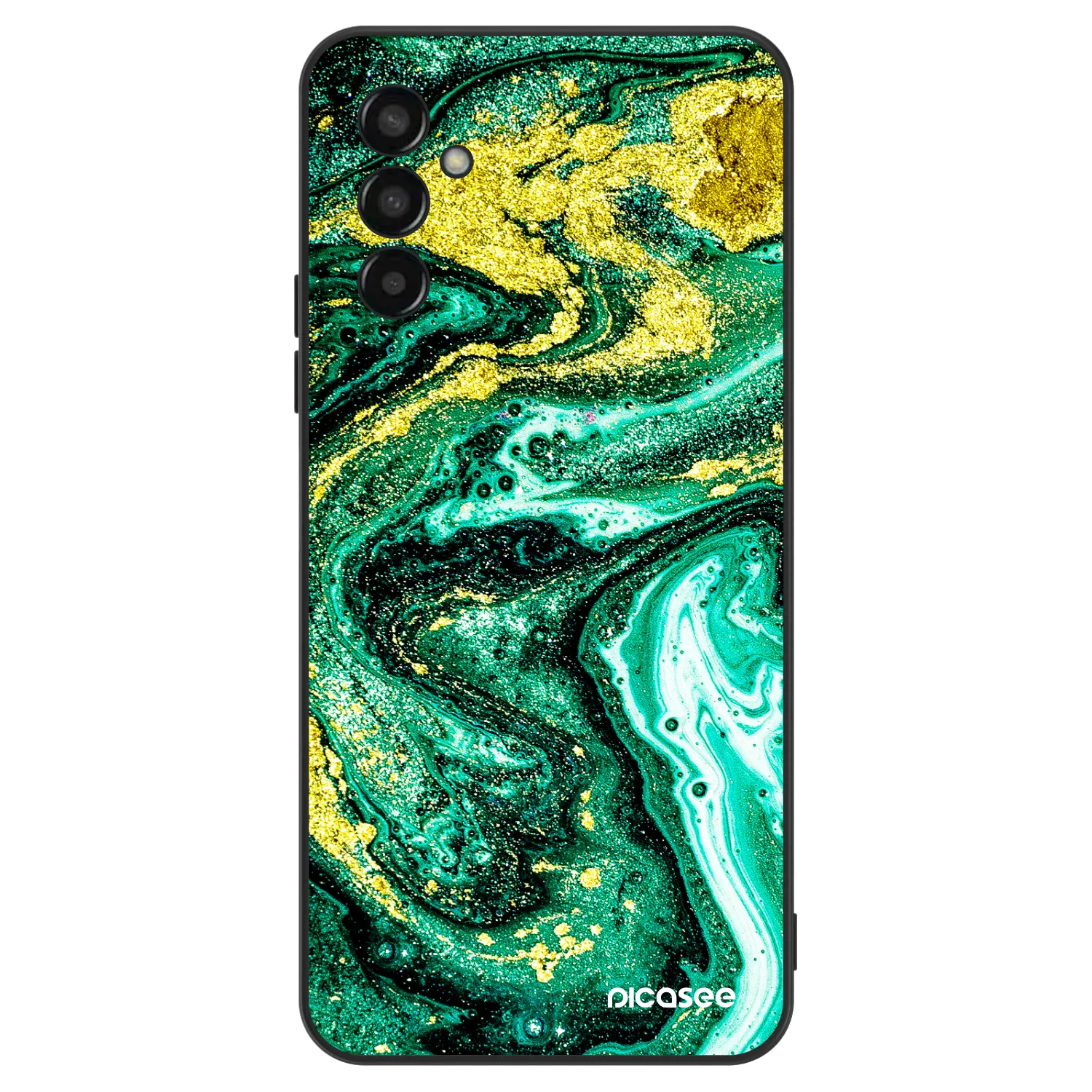 Picasee ULTIMATE CASE za Samsung Galaxy M13 M135F - Green Gold