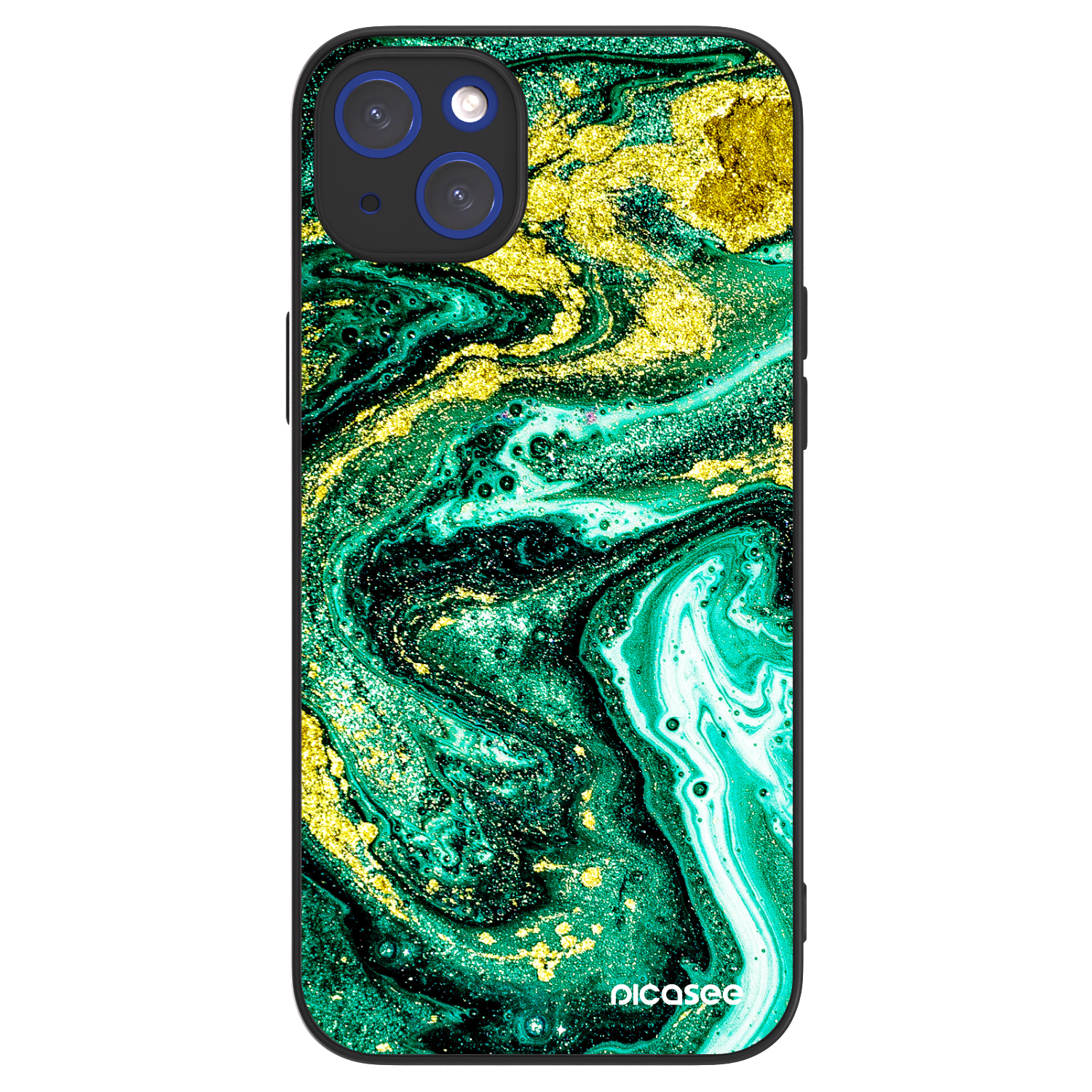 Picasee ULTIMATE CASE MagSafe za Apple iPhone 14 Plus - Green Gold