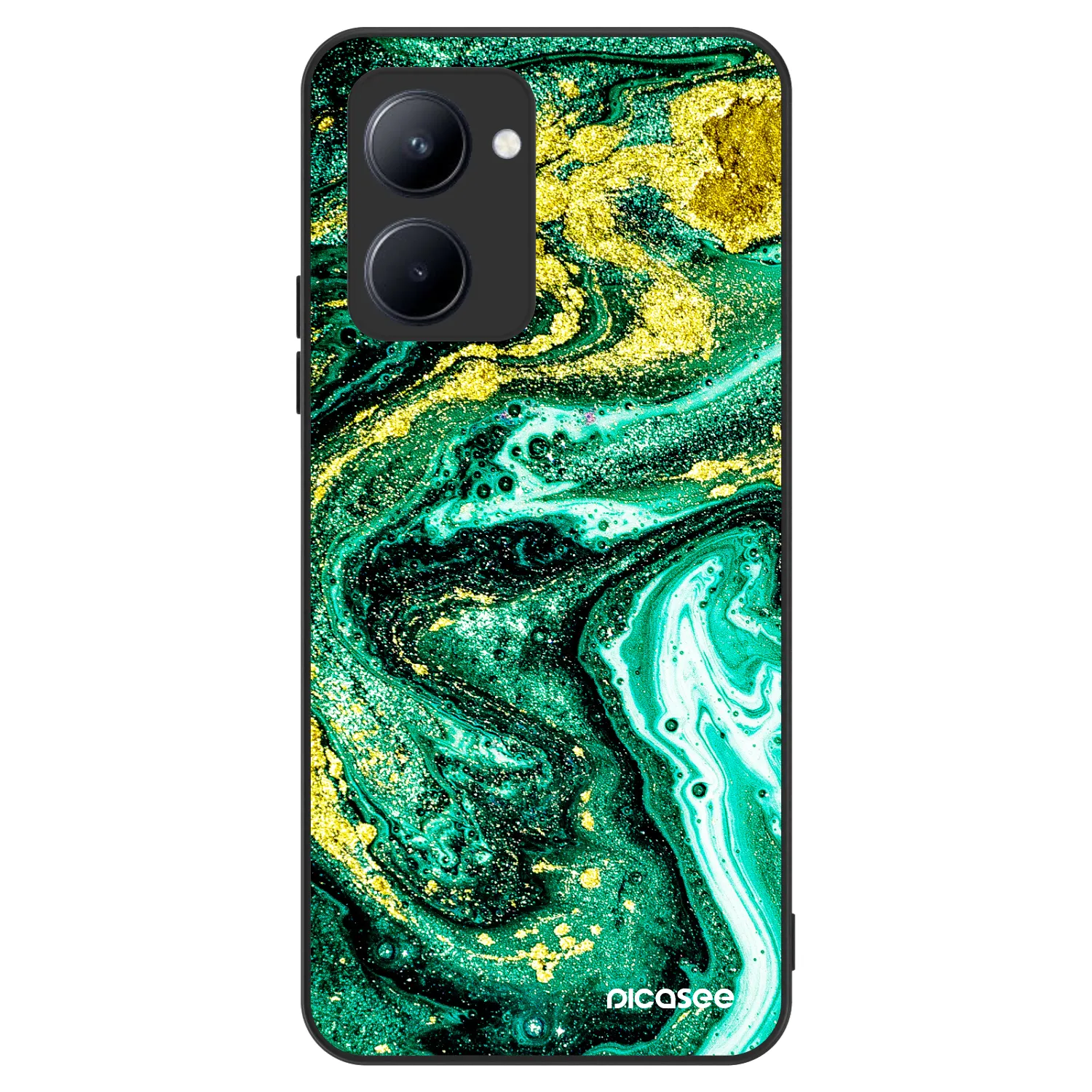 Picasee ULTIMATE CASE za Realme C33 (2023) - Green Gold