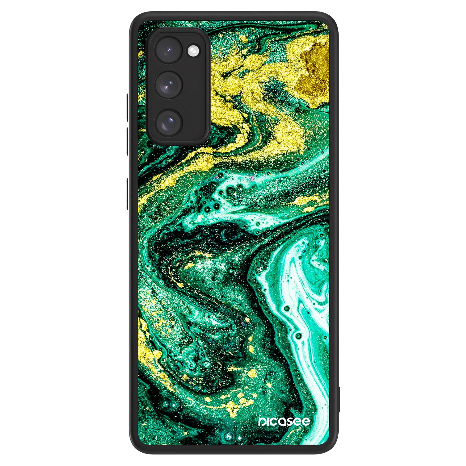 Picasee ULTIMATE CASE PowerShare za Samsung Galaxy S20 FE - Green Gold