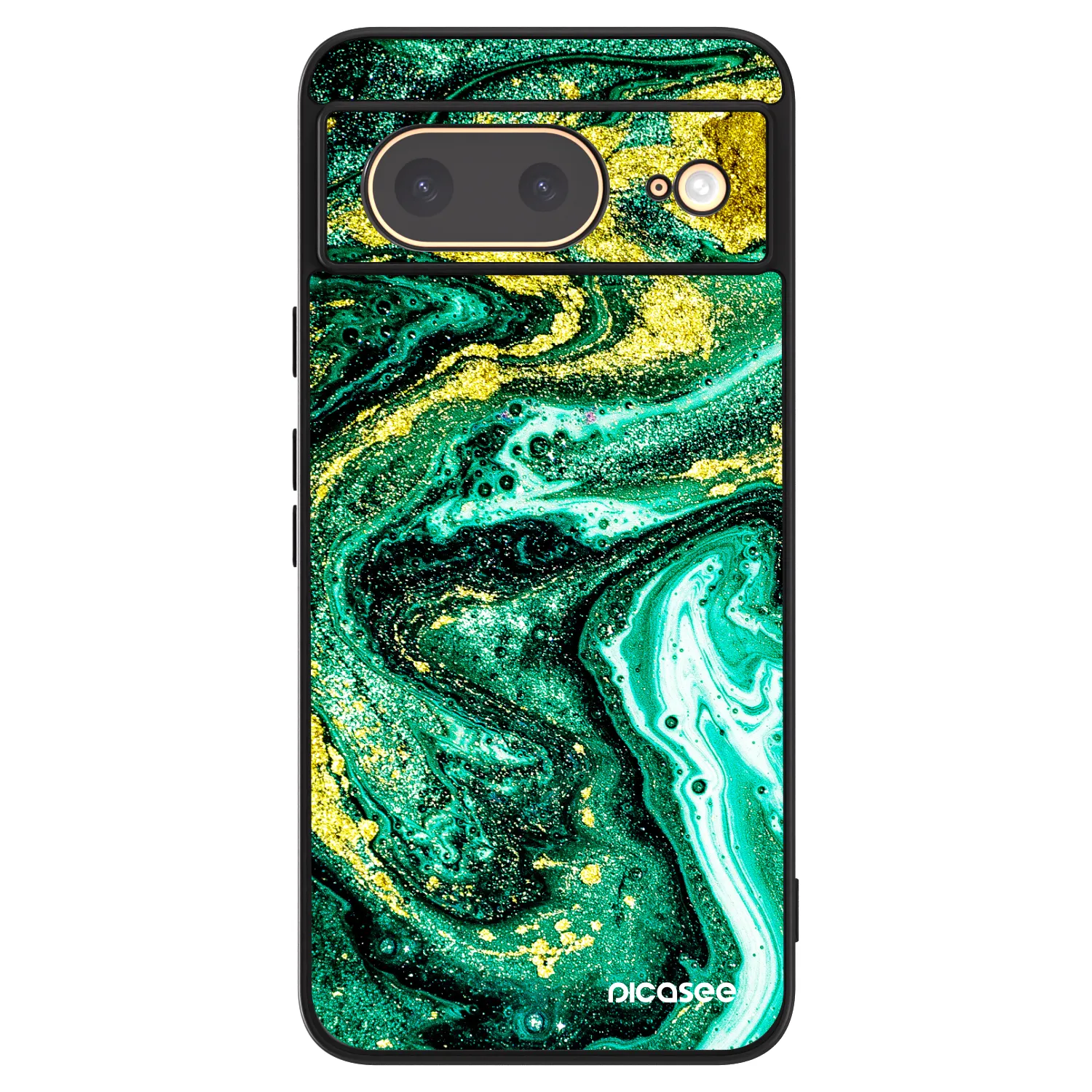 Picasee ULTIMATE CASE za Google Pixel 8 - Green Gold