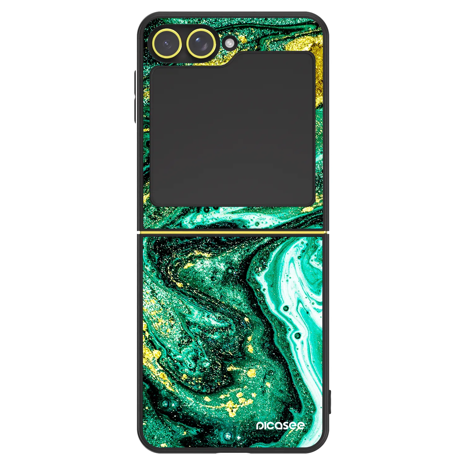 Picasee ULTIMATE CASE za Samsung Galaxy Z Flip6 5G - Green Gold