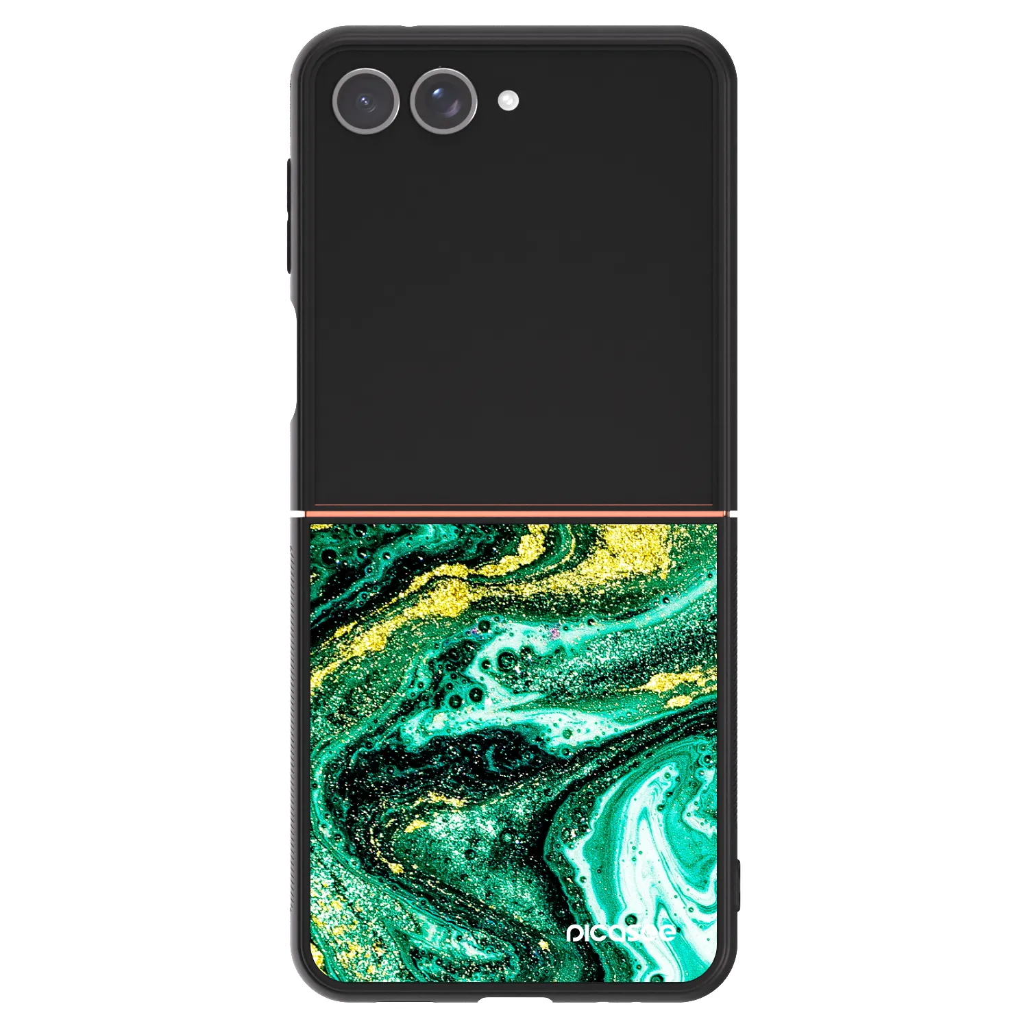 Picasee ULTIMATE CASE za Samsung Galaxy Z Flip7 5G - Green Gold