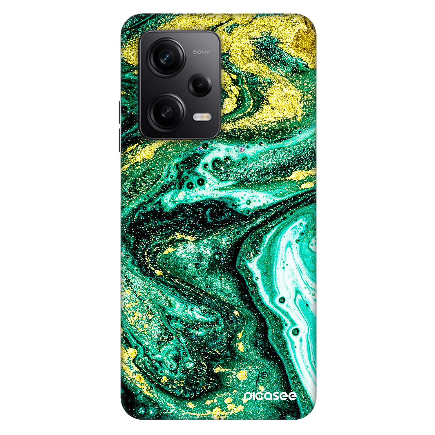 Picasee Fashion Case za Xiaomi Redmi Note 12 Pro+ 5G - Green Gold