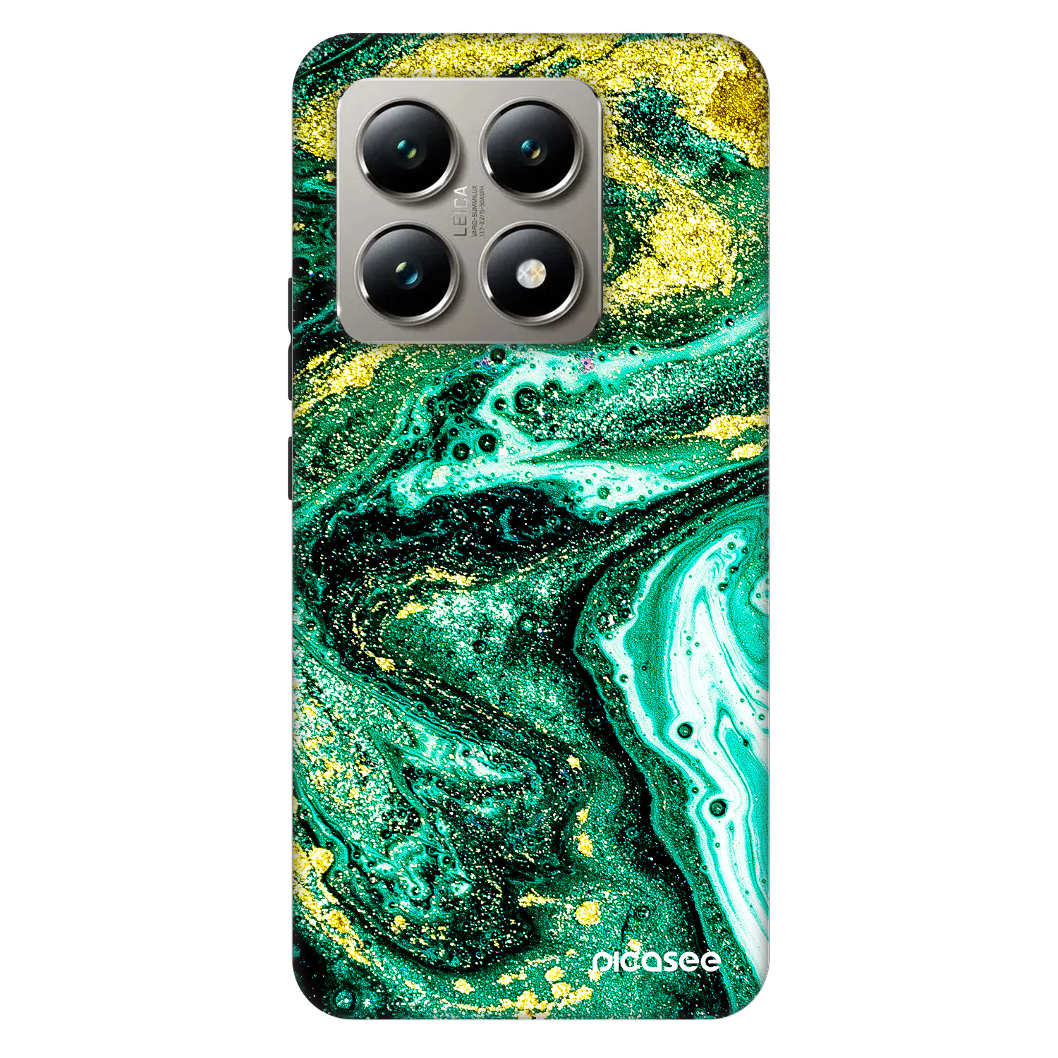 Picasee Fashion Case za Xiaomi 14T - Green Gold