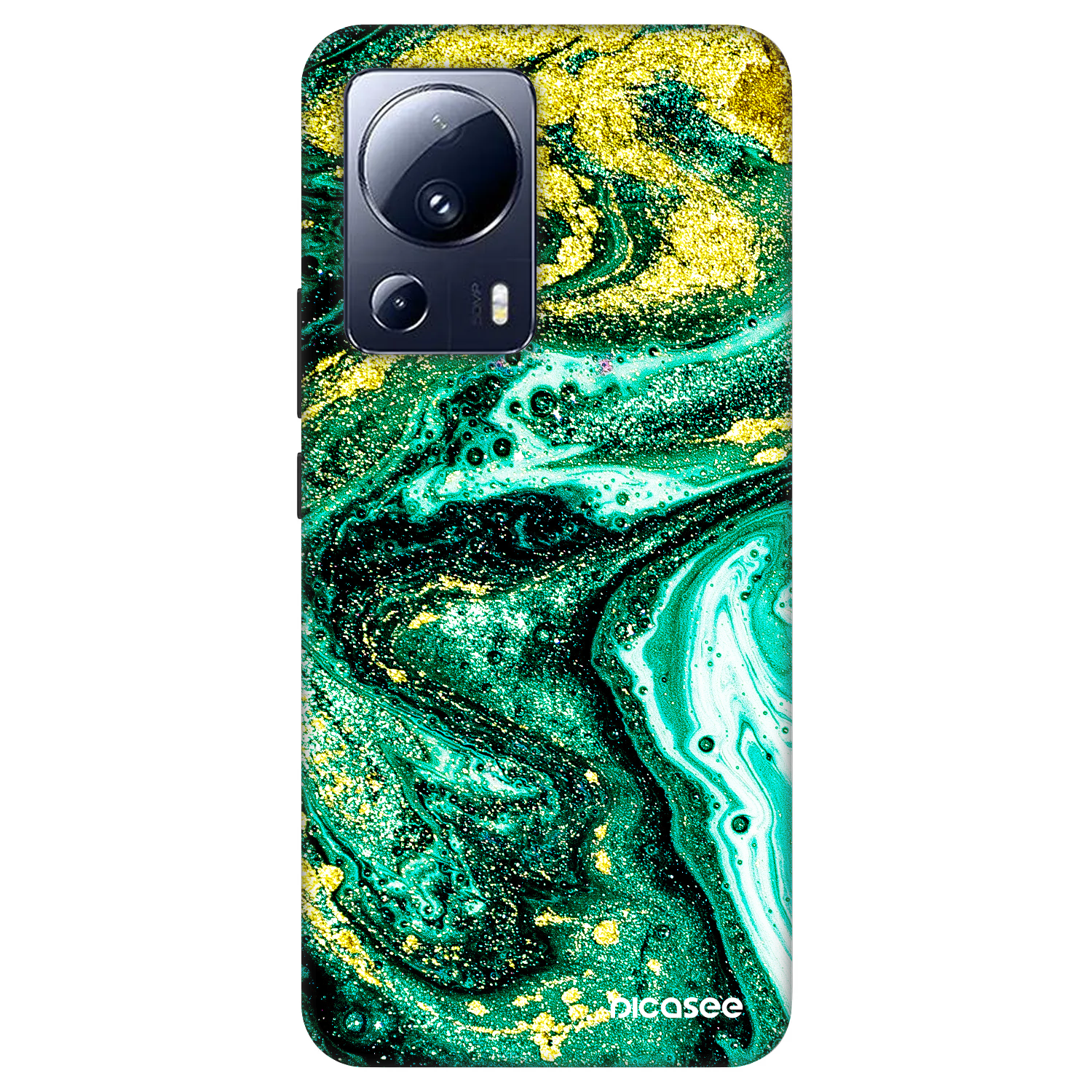 Picasee Fashion Case za Xiaomi 13 Lite - Green Gold