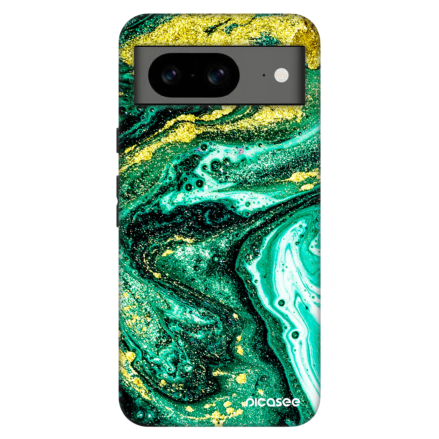 Picasee Fashion Case za Google Pixel 8 Pro - Green Gold