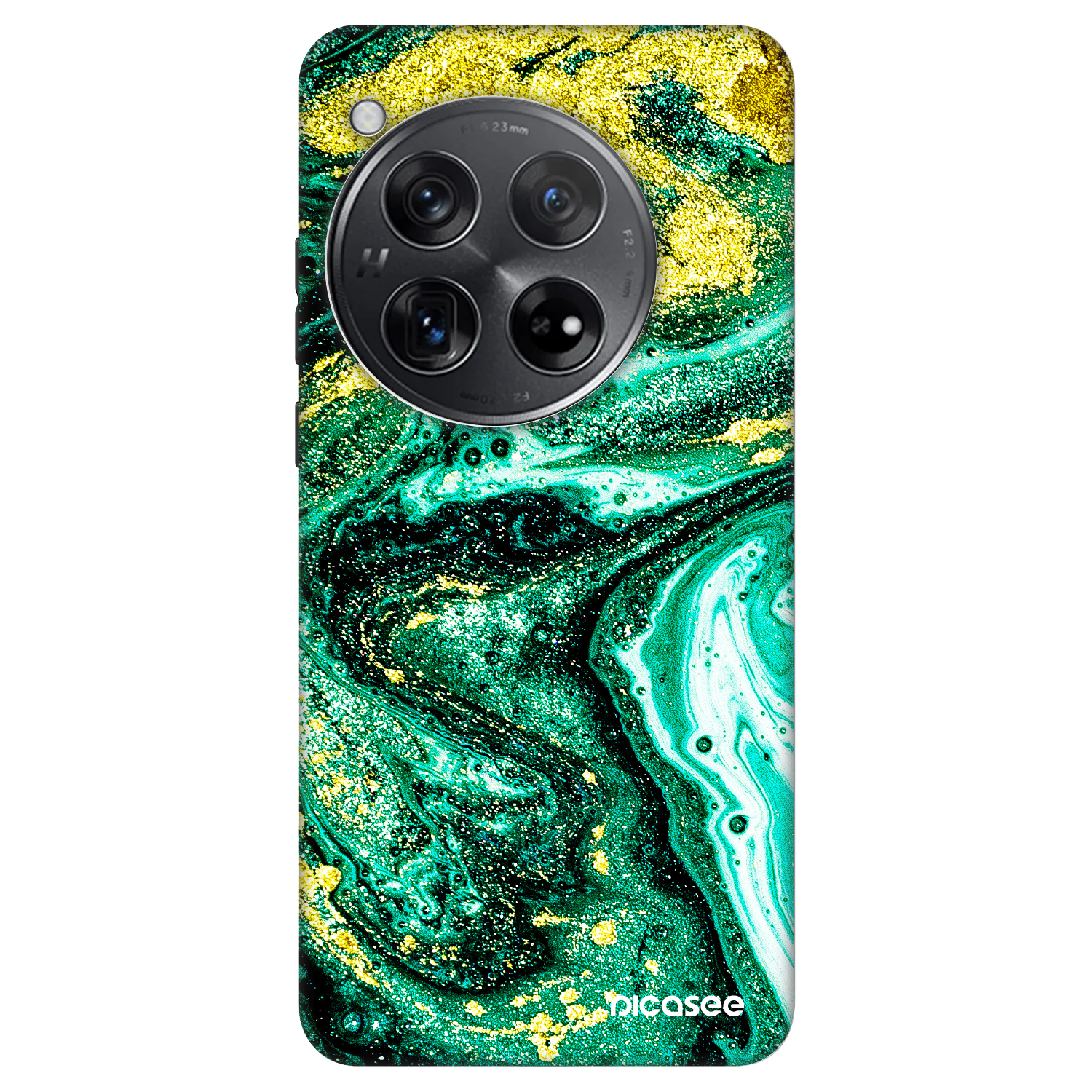 Picasee Fashion Case za OnePlus 12 5G - Green Gold