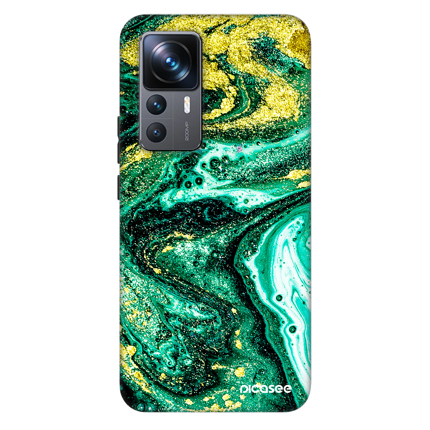 Picasee Fashion Case za Xiaomi 12T - Green Gold