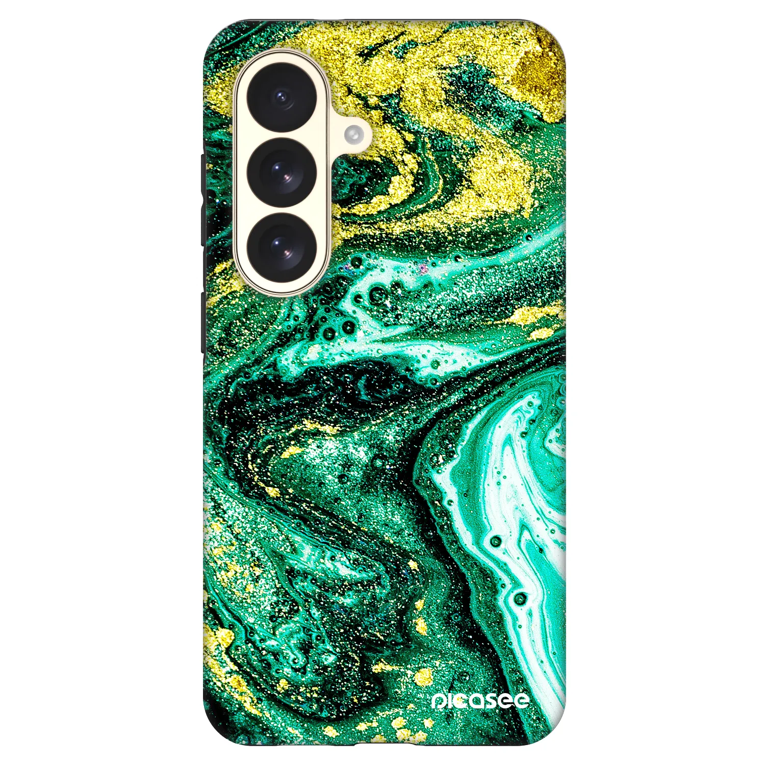 Picasee Fashion Case PowerShare pro Samsung Galaxy S26 - Green Gold