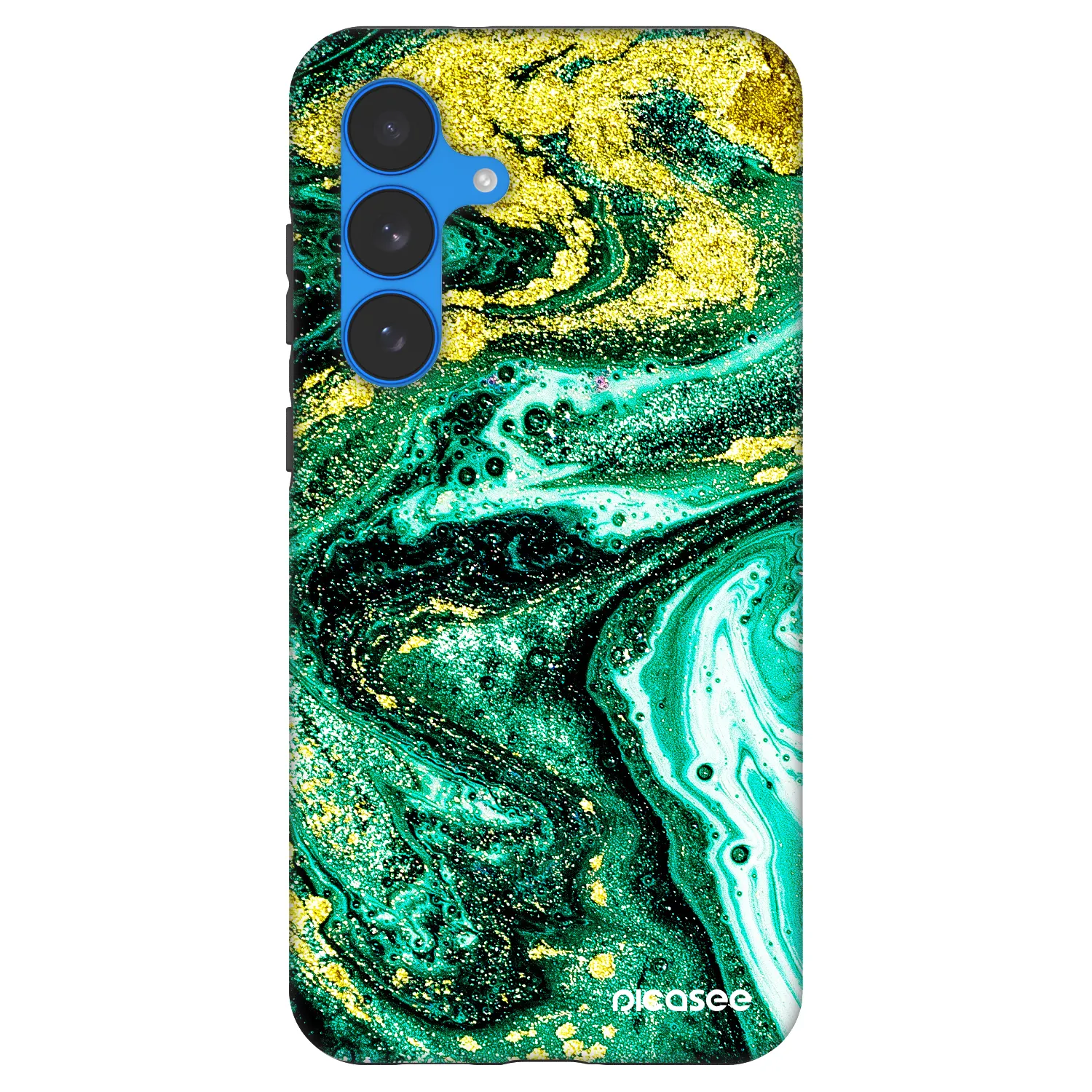 Picasee Fashion Case za Samsung Galaxy S25 FE 5G - Green Gold
