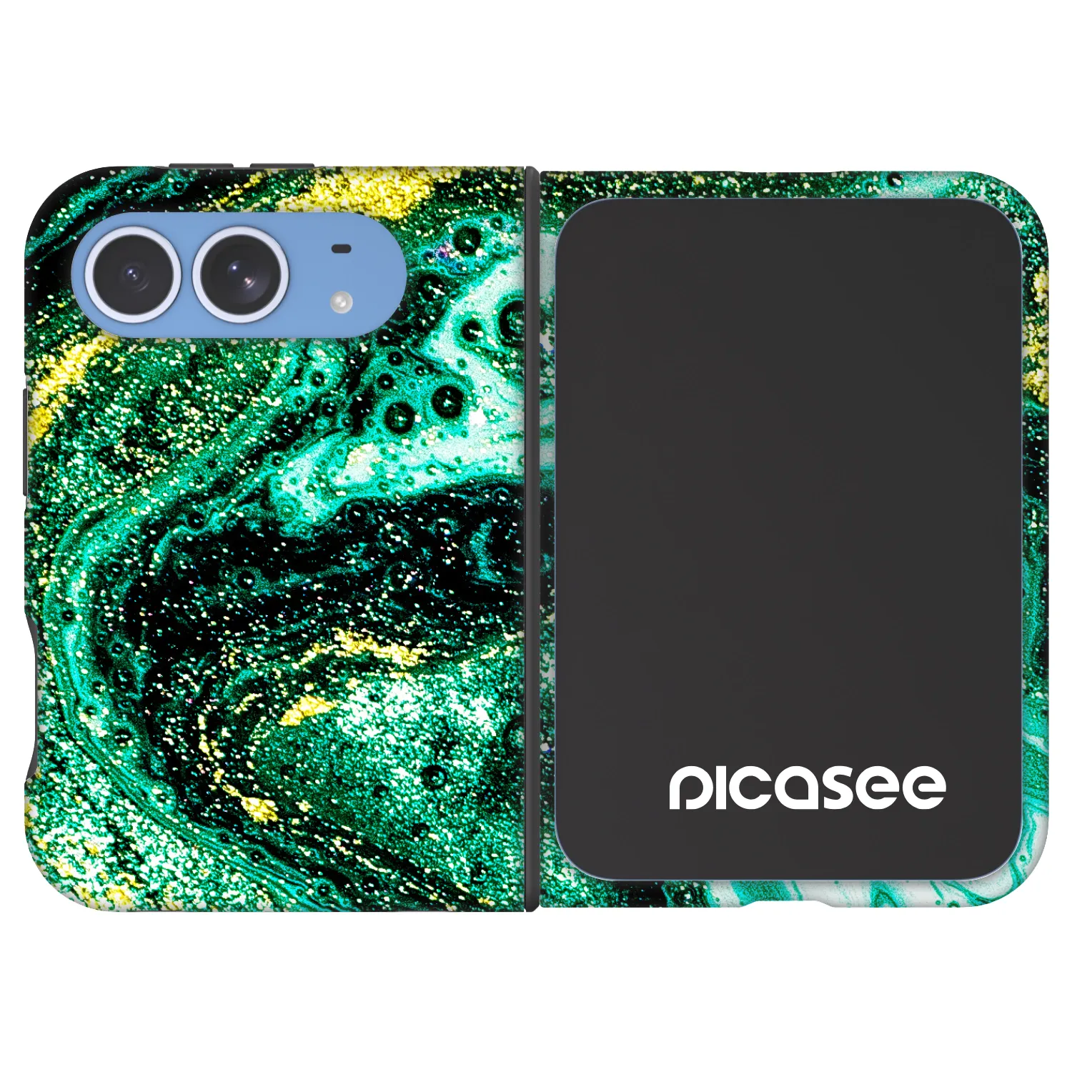 Picasee Fashion Case MagSafe za Apple iPhone Ultra - Green Gold