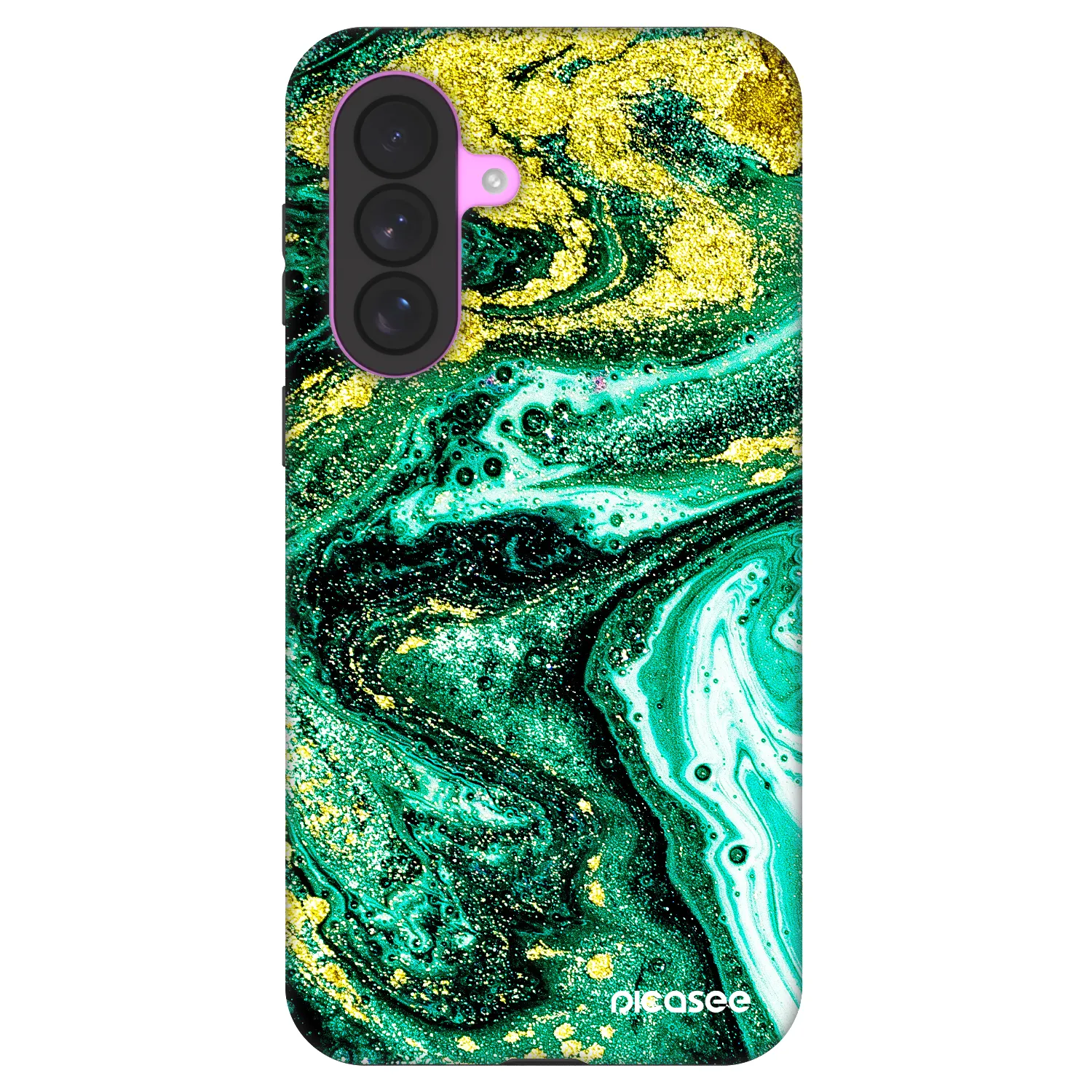 Picasee Fashion Case za Samsung Galaxy A37 - Green Gold