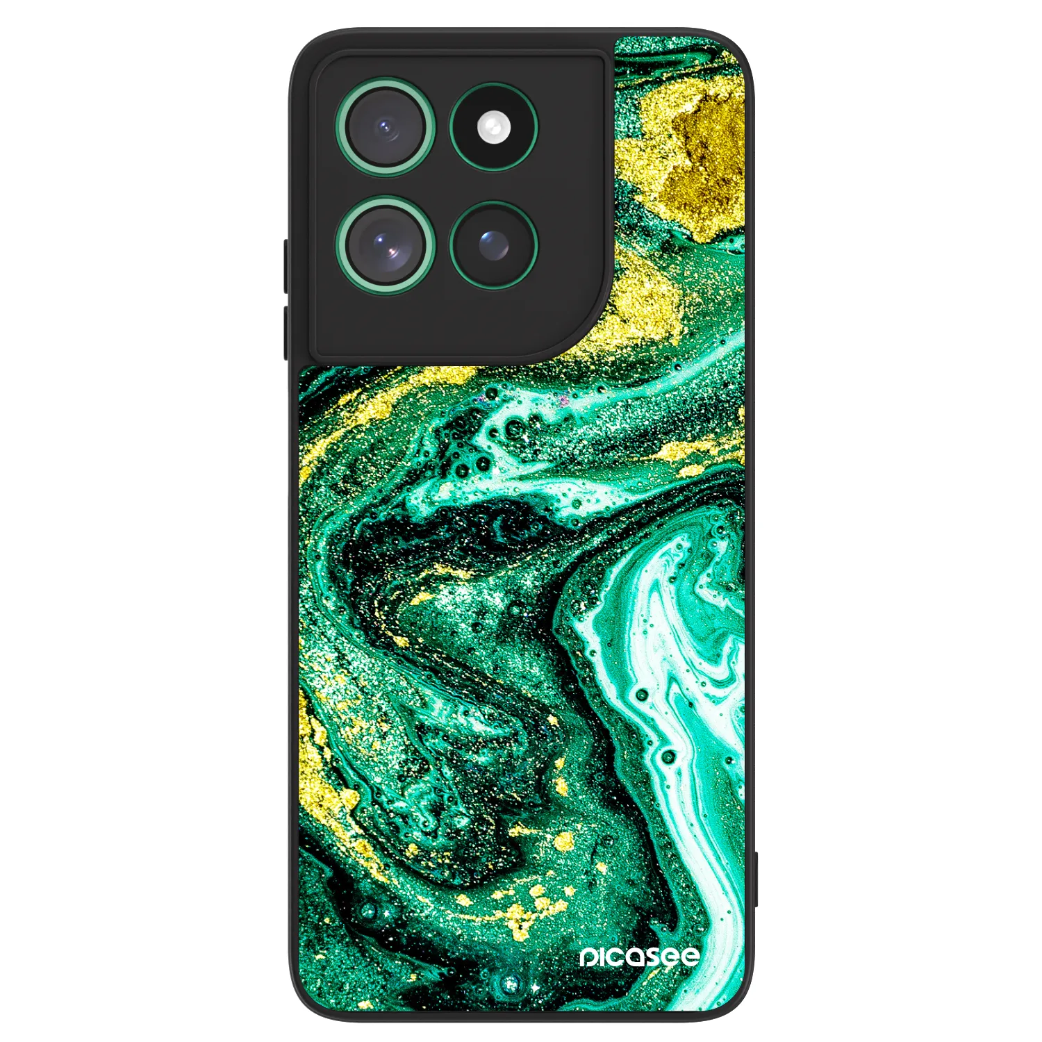 Picasee ULTIMATE CASE za Motorola Moto G57 Power - Green Gold