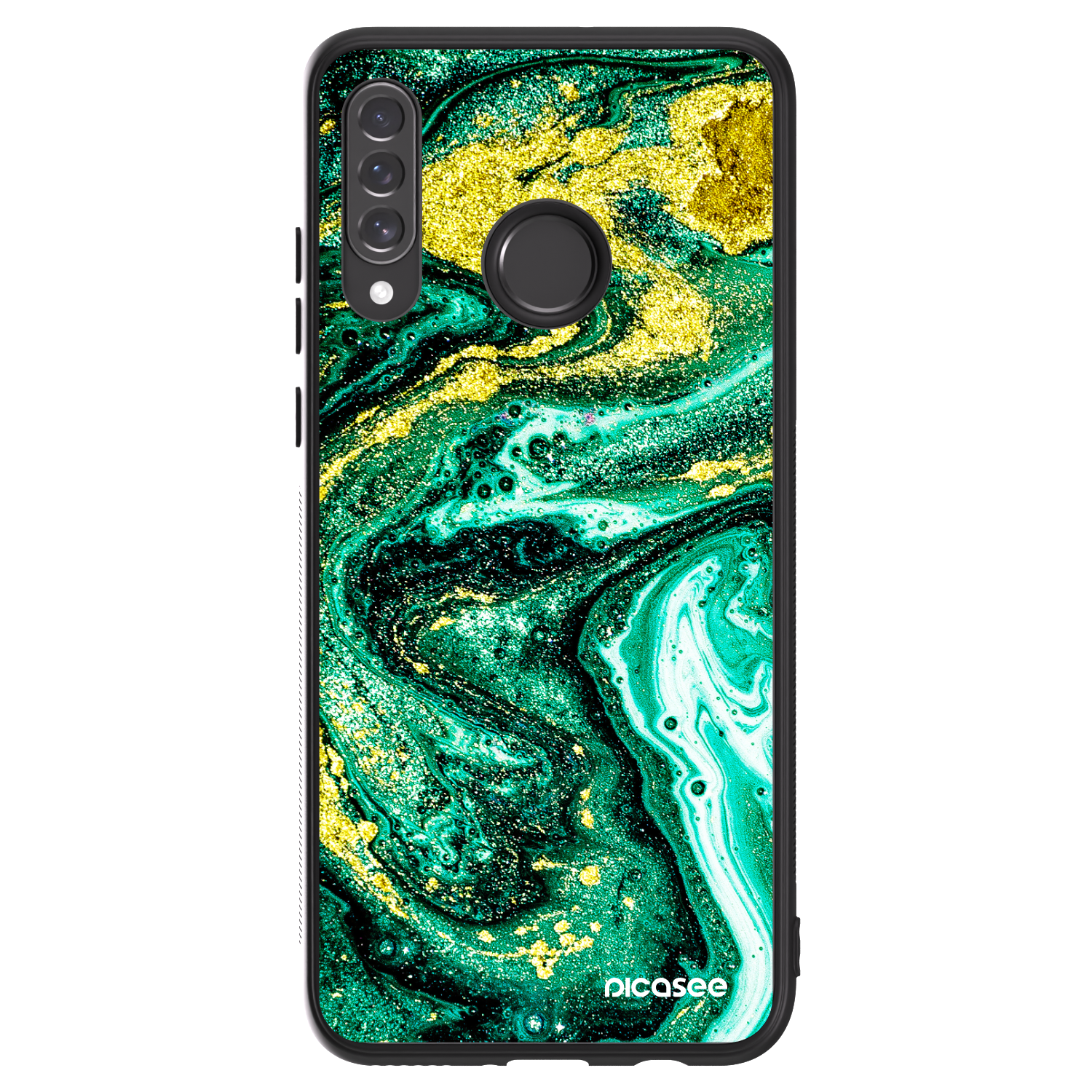 Picasee ULTIMATE CASE za Huawei P30 Lite - Green Gold
