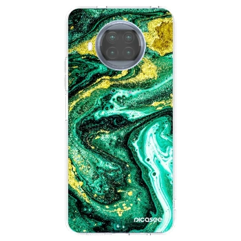 Picasee silikonska prozirna maskica za Xiaomi Mi 10T Lite - Green Gold