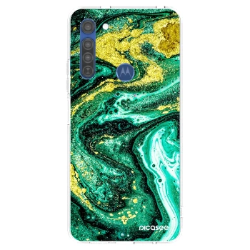 Maskica za Motorola Moto G8 - Green Gold
