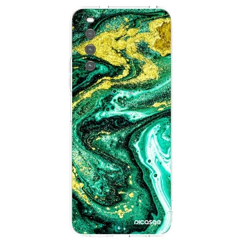 Picasee silikonska prozirna maskica za Sony Xperia 10 IV 5G - Green Gold