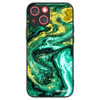 Picasee ULTIMATE CASE MagSafe za Apple iPhone 13 mini - Green Gold