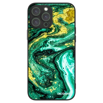 Picasee ULTIMATE CASE MagSafe za Apple iPhone 13 Pro Max - Green Gold