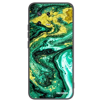 Picasee crna silikonska maskica za Xiaomi 13 Pro - Green Gold