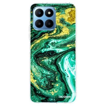 Picasee silikonska prozirna maskica za Honor 70 Lite - Green Gold