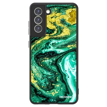 Picasee ULTIMATE CASE PowerShare za Samsung Galaxy S21 FE 5G - Green Gold
