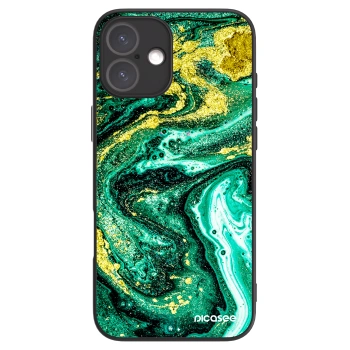 Picasee ULTIMATE CASE MagSafe za Apple iPhone 16 Plus - Green Gold