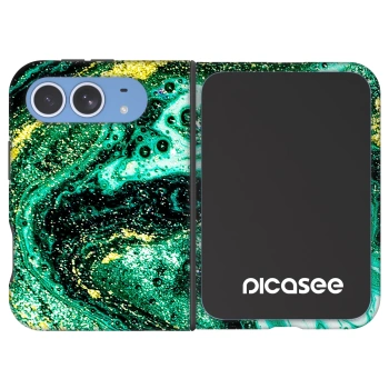 Picasee Fashion Case MagSafe za Apple iPhone Ultra - Green Gold