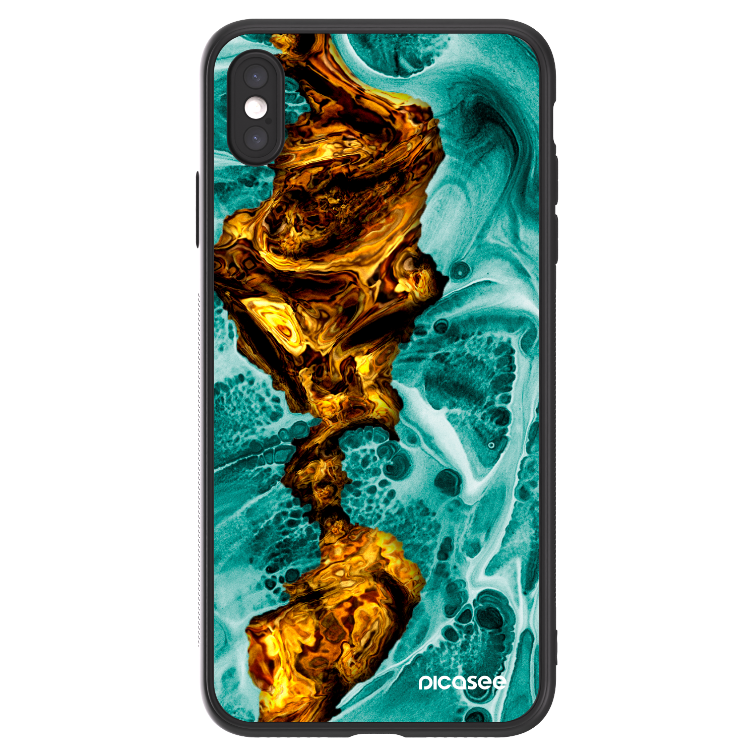 Picasee ULTIMATE CASE za Apple iPhone XS Max - Goldsky