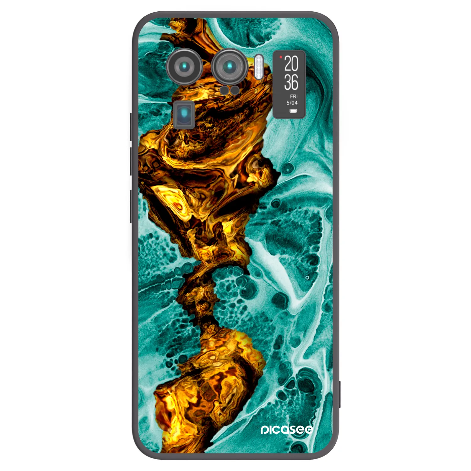 Picasee crna silikonska maskica za Xiaomi Mi 11 Ultra - Goldsky