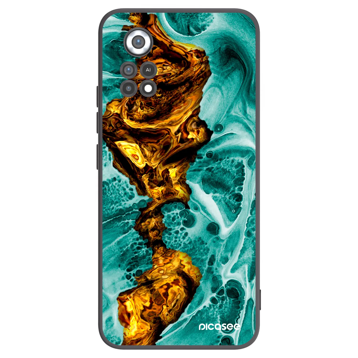 Picasee crna silikonska maskica za Xiaomi Poco X4 Pro 5G - Goldsky