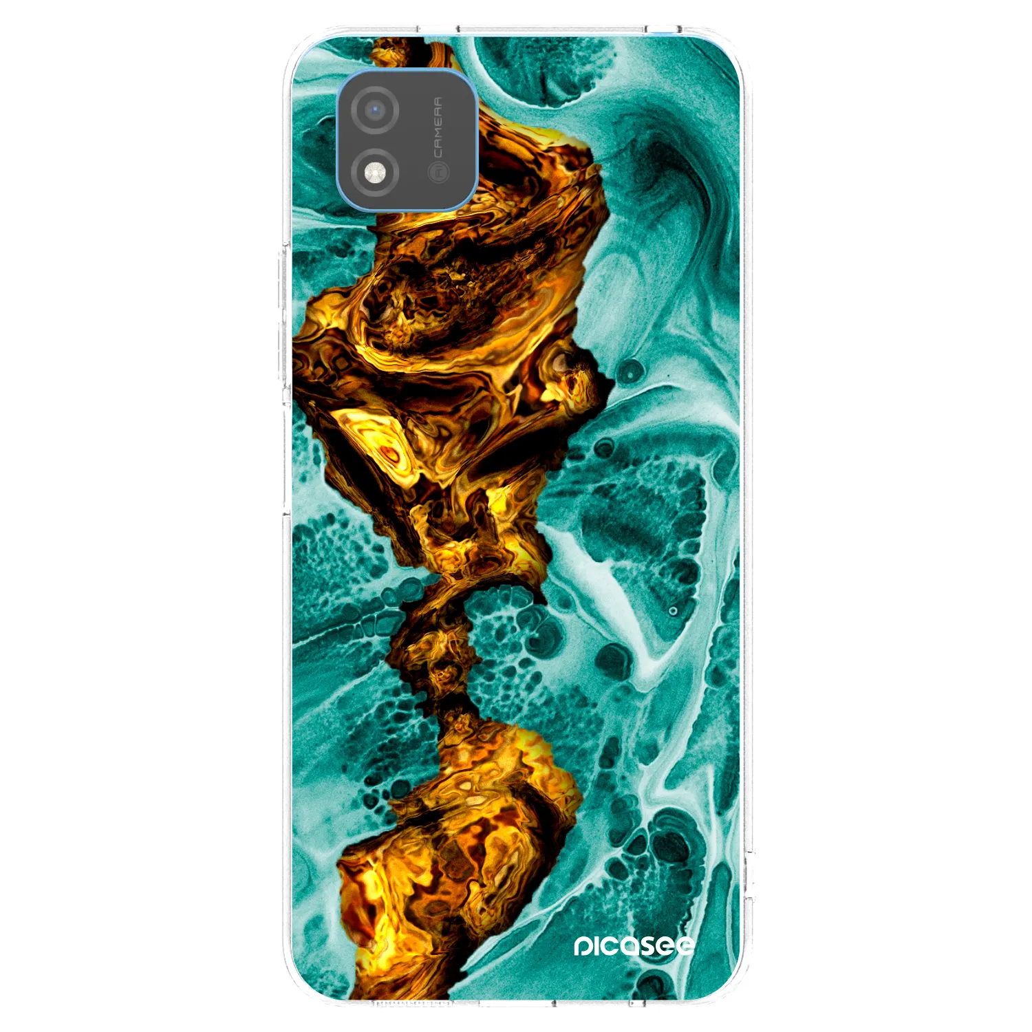 Picasee silikonska prozirna maskica za Realme C11 (2021) - Goldsky