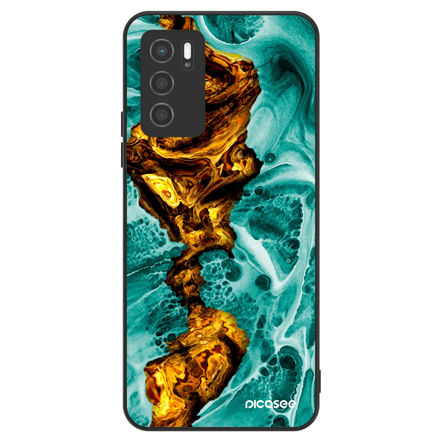 Picasee ULTIMATE CASE za OPPO A16s - Goldsky