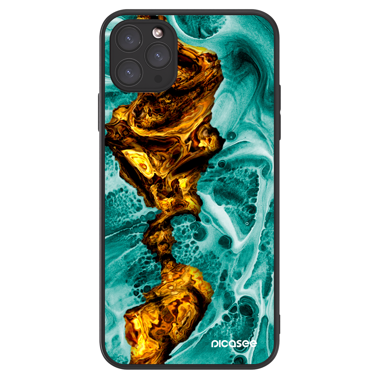 Picasee ULTIMATE CASE MagSafe za Apple iPhone 11 Pro Max - Goldsky