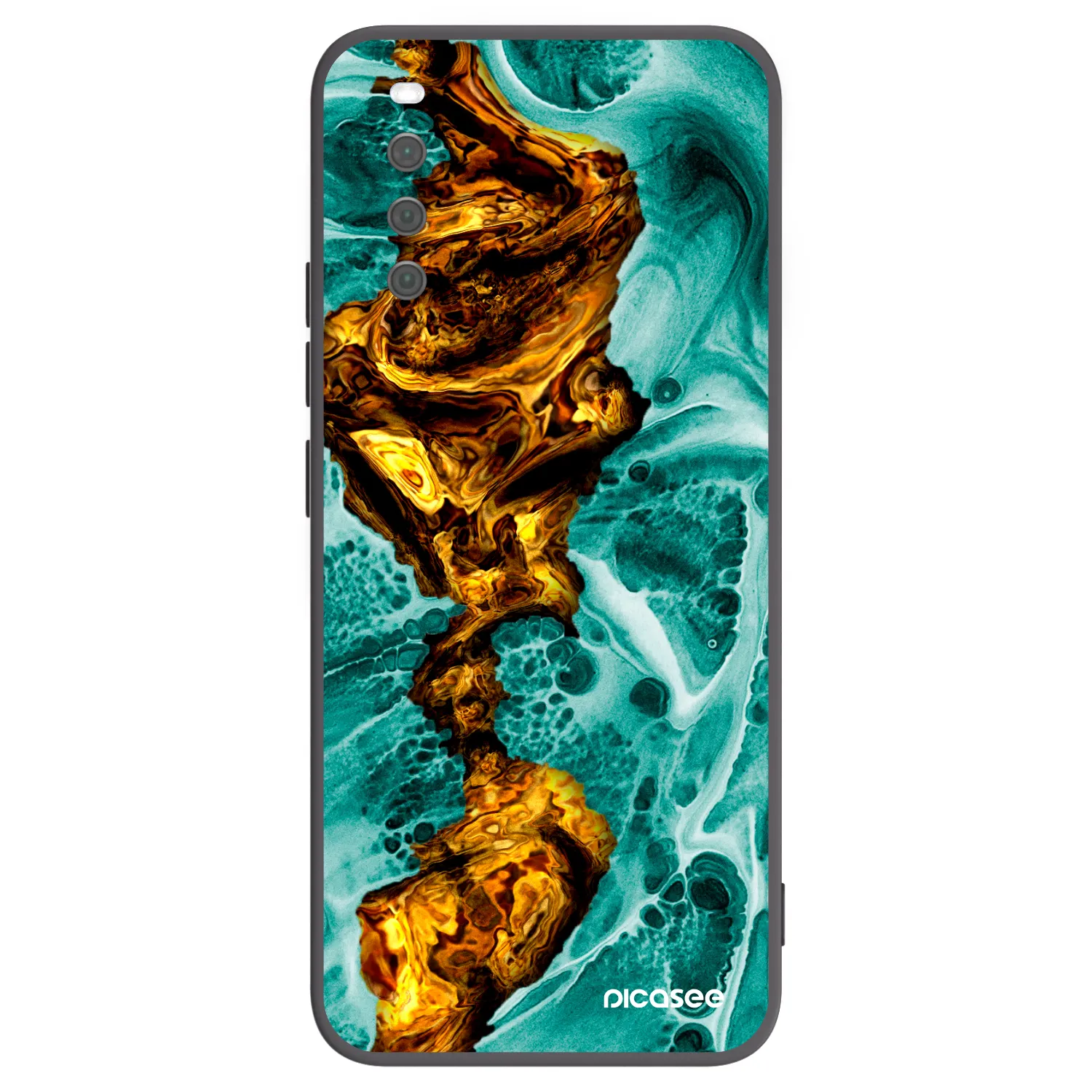 Picasee crna silikonska maskica za Sony Xperia 10 III - Goldsky
