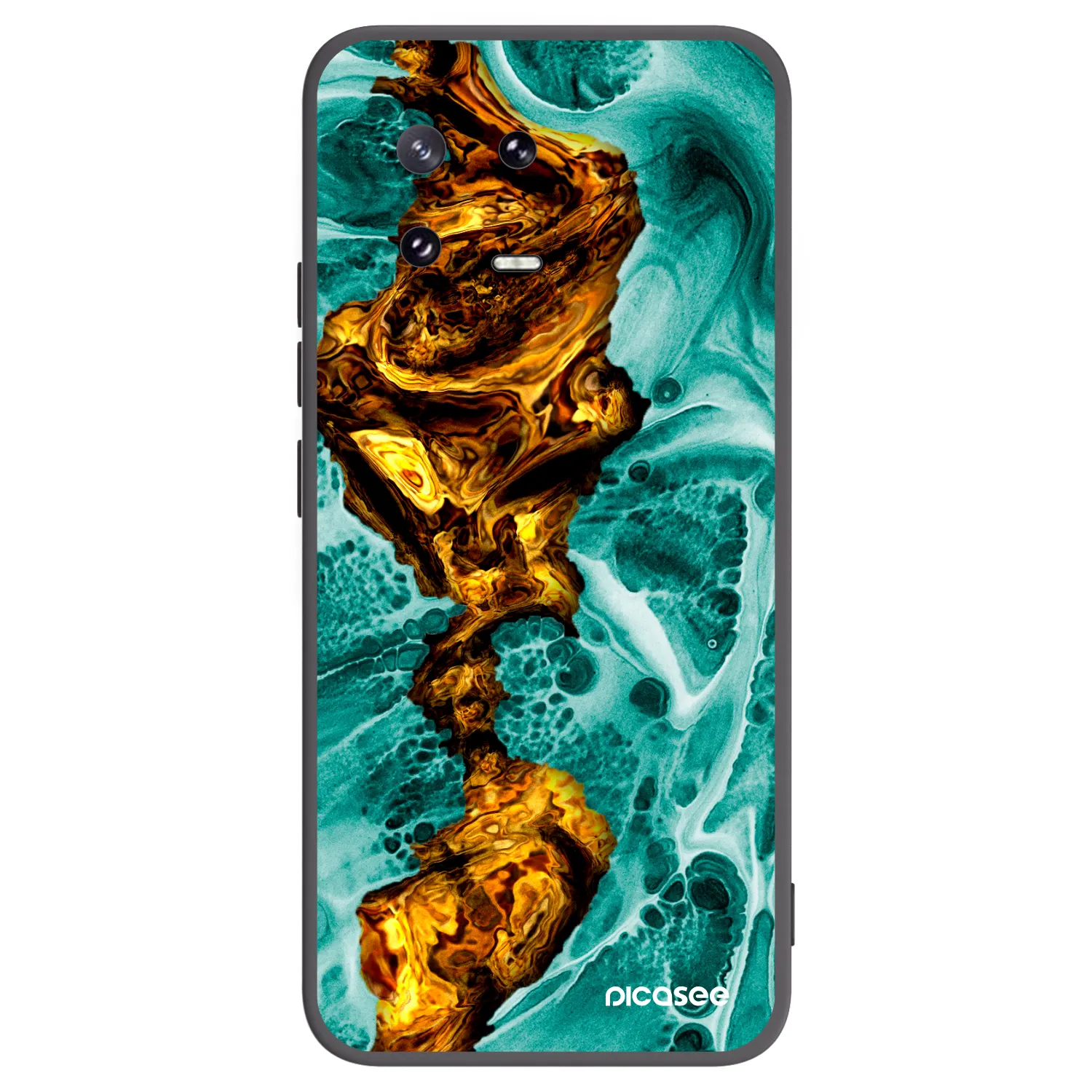 Picasee crna silikonska maskica za Xiaomi 13 Pro - Goldsky