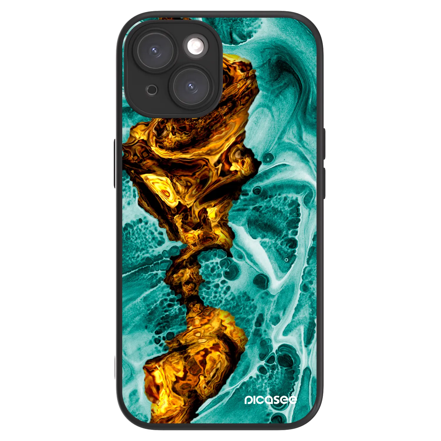 Picasee ULTIMATE CASE MagSafe za Apple iPhone 15 - Goldsky